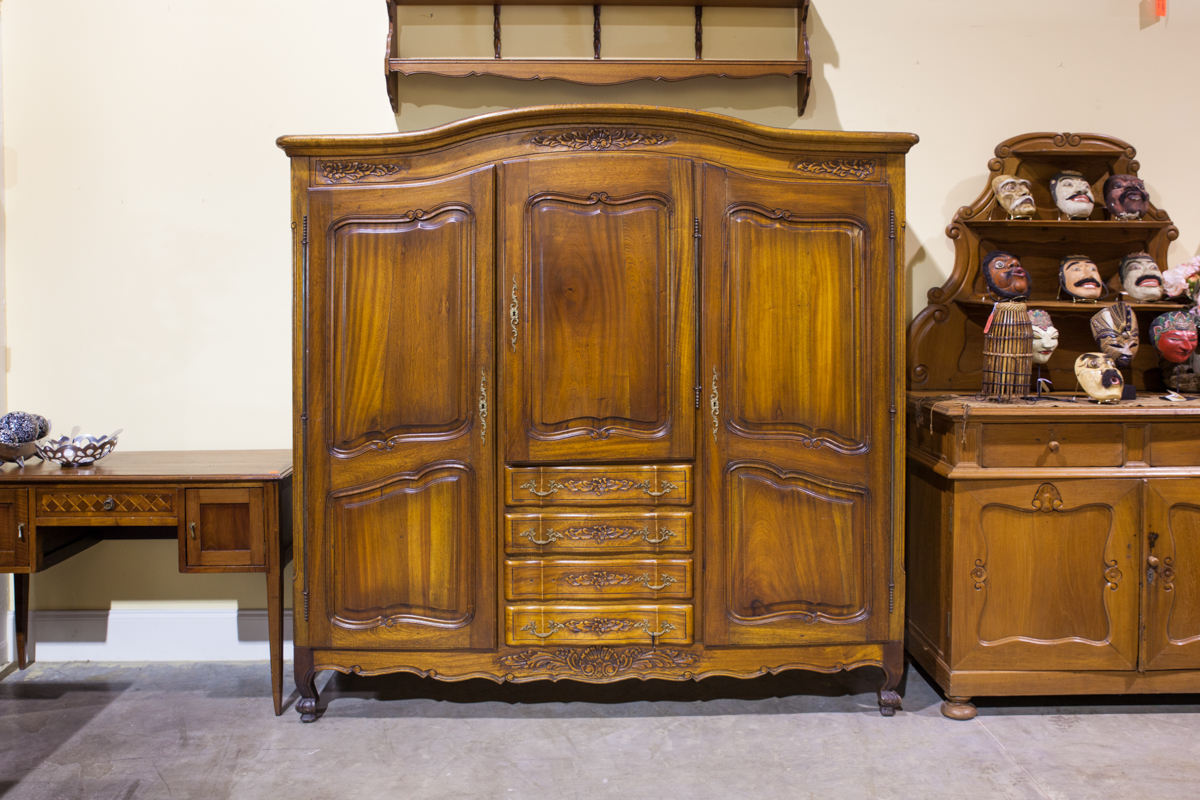 Antique Teak Storage Cabinet Columbus And Cook