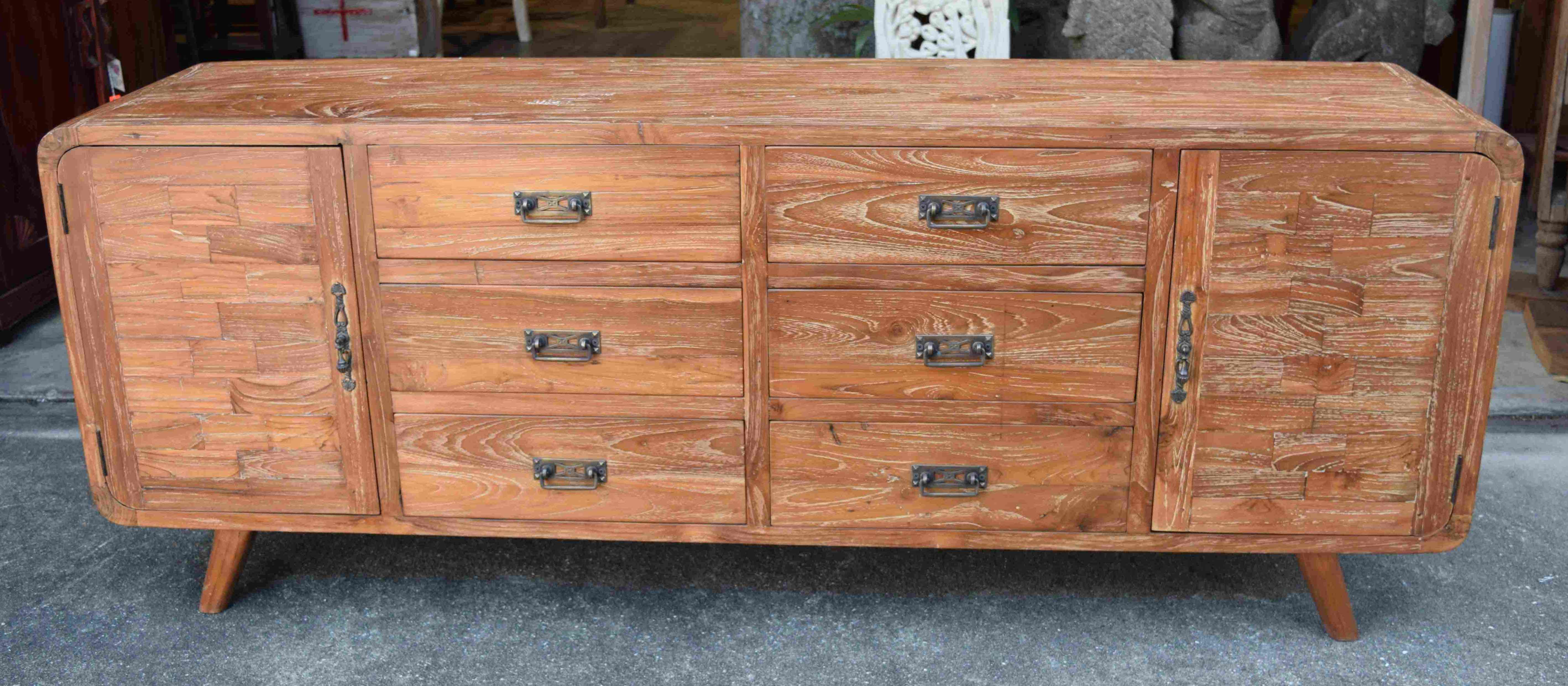 Balinese Reclaimed Teak Console Columbus And Cook